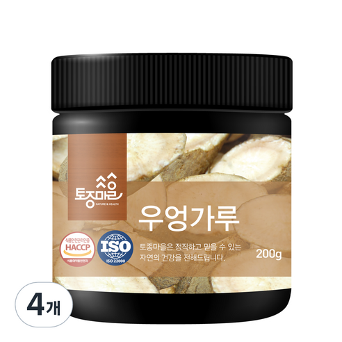 토종마을 우엉가루, 200g, 4개