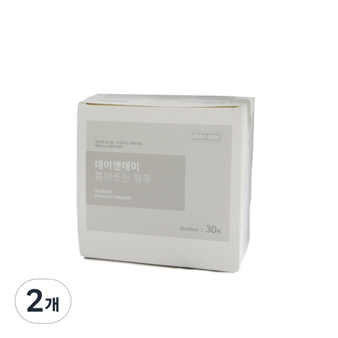 데이앤데이 뽑아쓰는 행주, 30개, 2개
