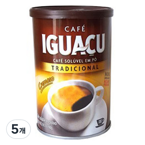 이과수 인스턴트 원두커피 캔, 100g, 1개입, 5개