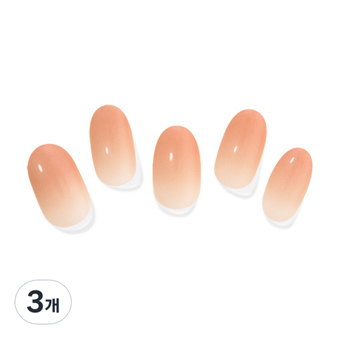 모노몬드 젤네일 스티커, 3개, 125 Orangeade