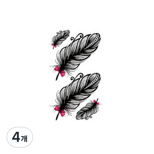 아울리빙 타투스티커, AB-48, 4개