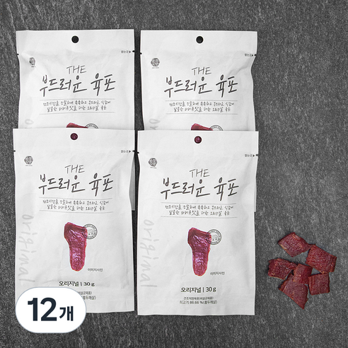 THE 부드러운 육포 오리지널 30g, 12개