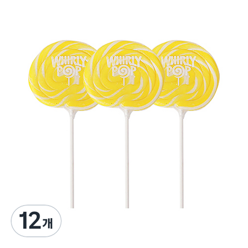 레몬향 휘리팝 막대사탕, 42g, 12개