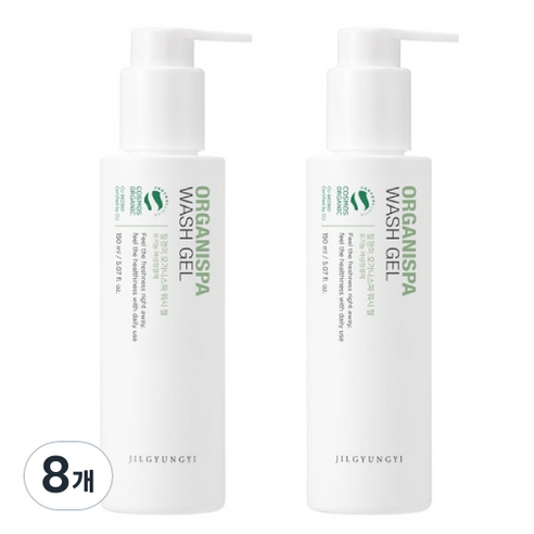 질경이 오가니스파 워시 젤 여성청결제, 150ml, 8개