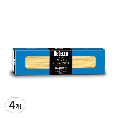 데체코 구르메 스파게티, 4개, 500g x 4개, 500g