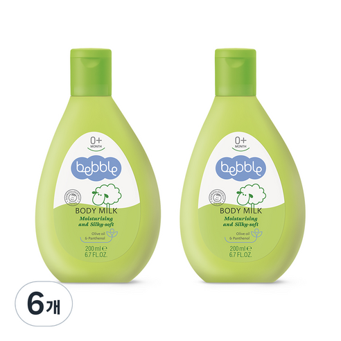 베블 바디밀크 유아로션, 200ml, 6개