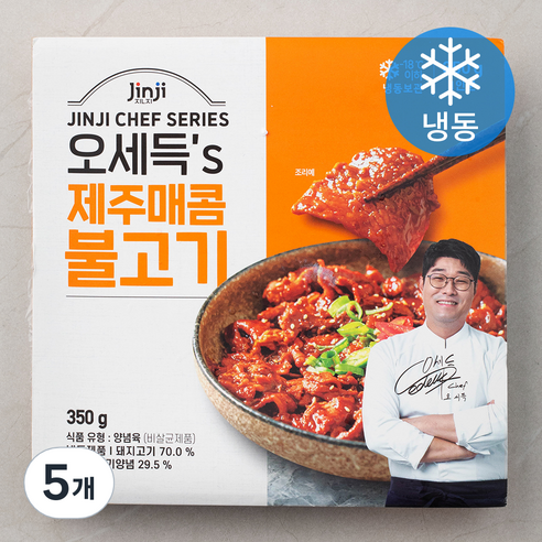 진지 오세득''s 제주매콤불고기 (냉동), 350g, 5개