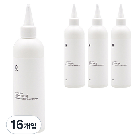 생활공작소 곰팡이제거제, 300ml, 16개입