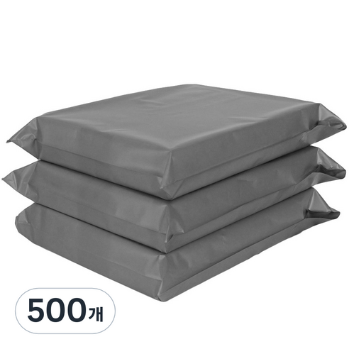 황제포장산업 HDPE 접착식 은먹색 택배봉투, 500개