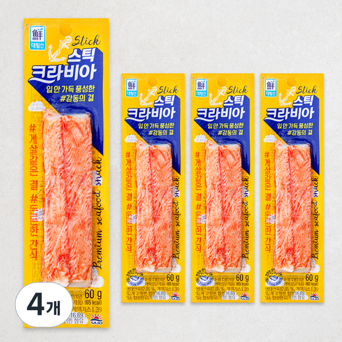 대림선 크라비아스틱 4입, 240g, 4개