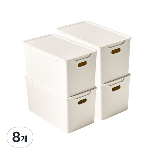 이지앤프리 코지 리빙박스, 화이트, 8개