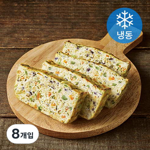 하림펫푸드 더리얼 레시피 치킨로프 강아지간식 (냉동), 닭가슴살맛, 100g, 8개