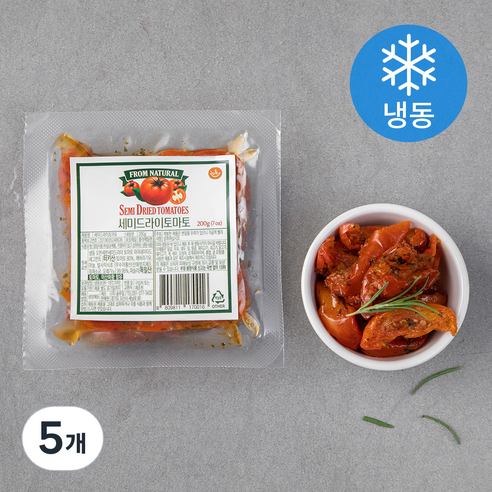 솔루밀 세미드라이토마토 (냉동), 200g, 5개