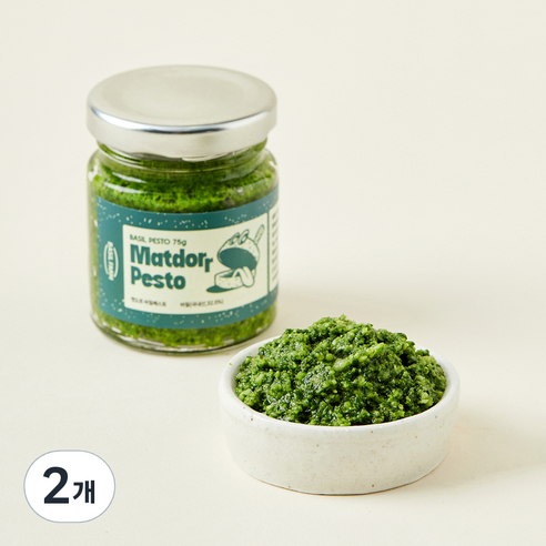 맷도르 바질페스토, 75g, 2개