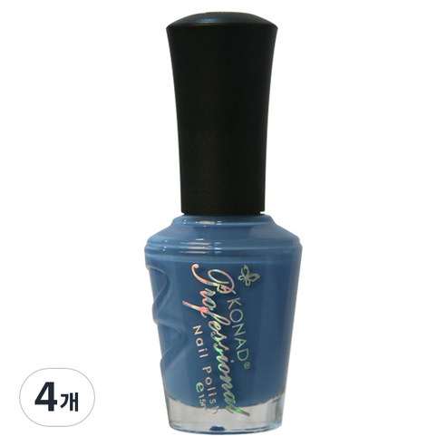 코나드 프로페셔널 레귤러 네일 폴리쉬 15ml, 크림블루, 4개