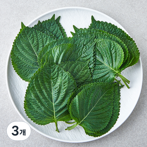 국내산 친환경 깻잎, 30g, 3개
