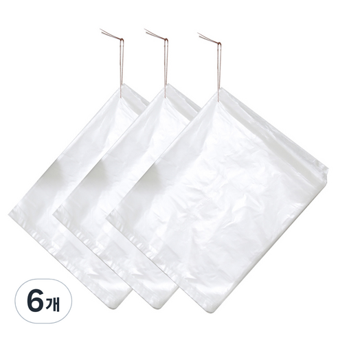 베로나 걸어쓰는 위생 비닐 막지 야채 봉투 소 21 x 26cm, 소(S), 100개입, 6개