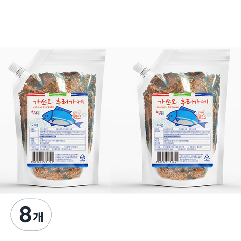 천혜식품 가쓰오 후리가케, 210g, 8개