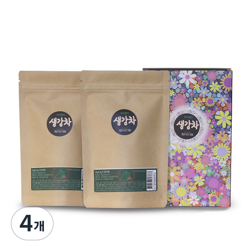 아이앤티 생강차 삼각 티백, 1.2g, 20개입, 4개