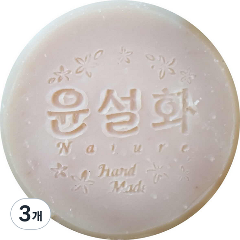 윤설화 비누 붉나무, 110g, 3개