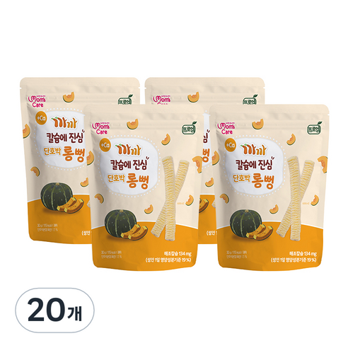 프로엠 까까 칼슘에 진심 단호박 롱뻥 30g, 20개