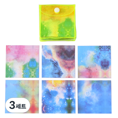 미소로운 별하늘 이벤트 학 종이접기 7.7 cm TYPE 09 252p 세트, 3세트, 6색