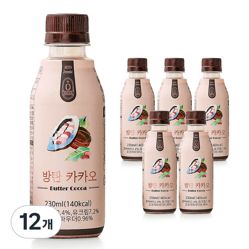 키토제니 방탄카카오, 12개, 230ml