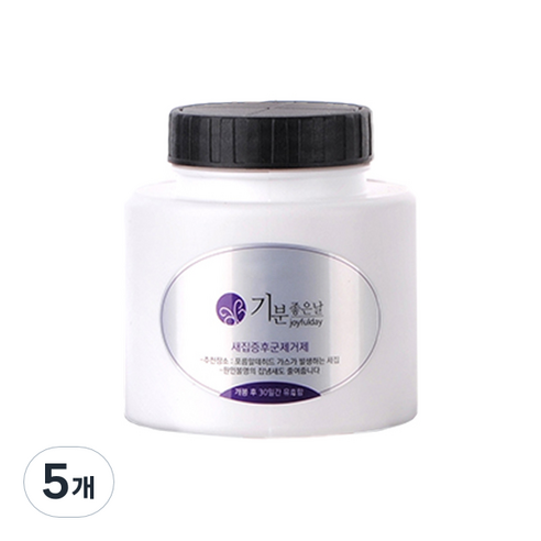 기분좋은날 방향제 자동 분사기 냄새 제거 카트리지 리필, 240g, 5개, 과일/트로피칼향
