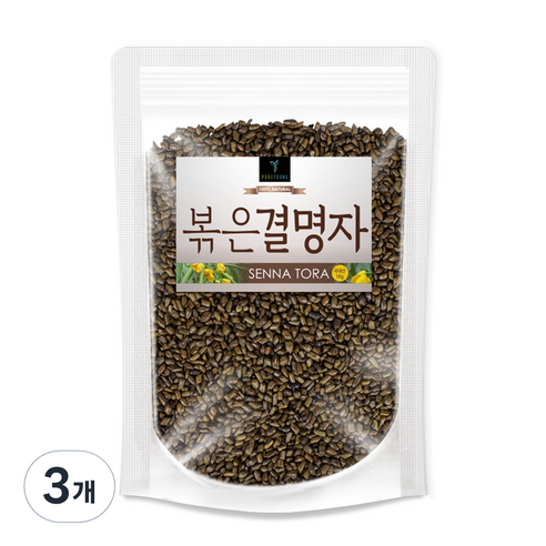 퓨어영 볶은 결명자 결명자차, 1kg, 3개