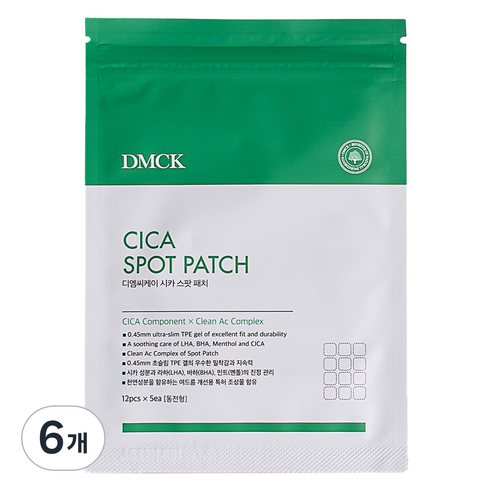 DMCK 시카 스팟 패치 동전형, 6개