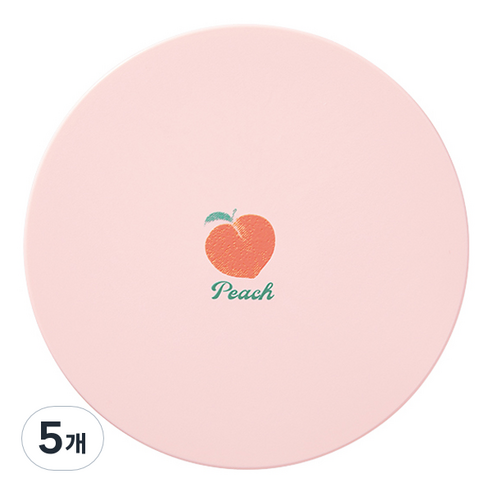 스킨푸드 피치 뽀송 멀티 피니시 파우더 5g, 화이트, 5개
