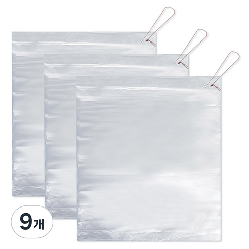 월드크린 다용도 야채 막지 위생 비닐 봉투 4호 31 x 40 cm, 100개입, 9개