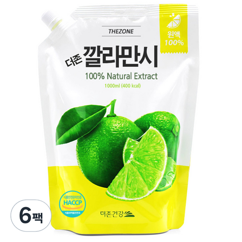 더존 깔라만시 원액, 1000ml, 6개