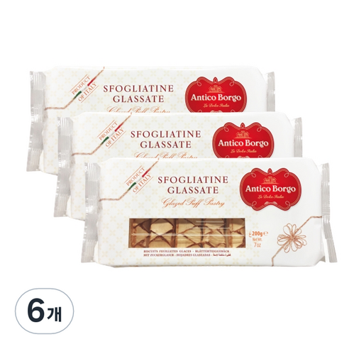 안티코 스폴리아띠네 글라사떼 디저트, 200g, 6개