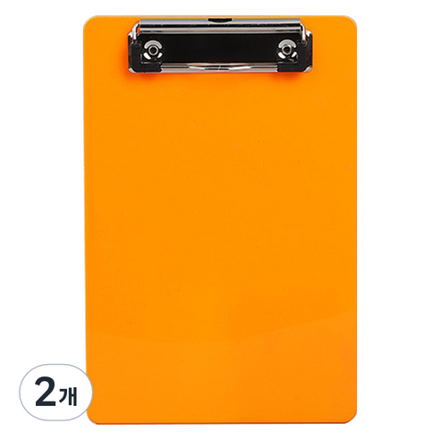 로이 카페 식당 메뉴판 클립보드, A06 orange, 2개