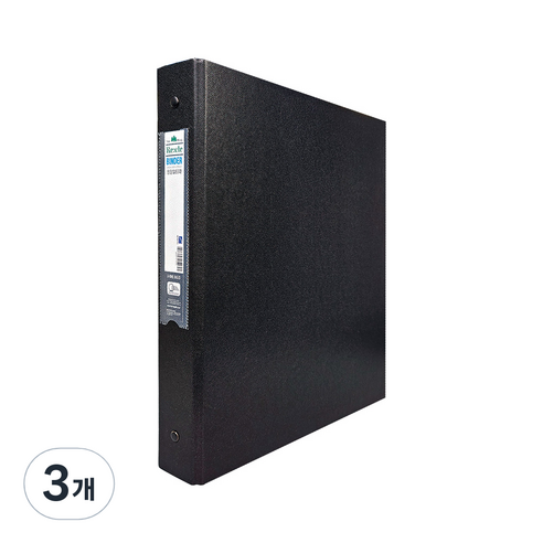 희망사무포인트 A4 60매 면장철, 흑색, 3개