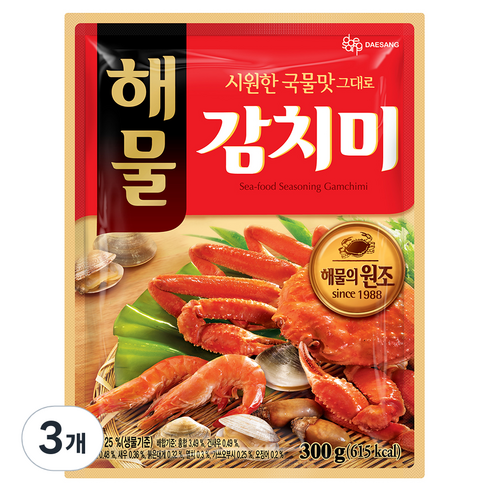 대상 해물 감치미, 300g, 3개