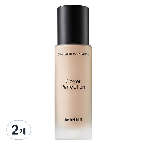 더샘 커버 퍼펙션 컨실러 파운데이션 30ml, 2개, 1.0 클리어 베이지