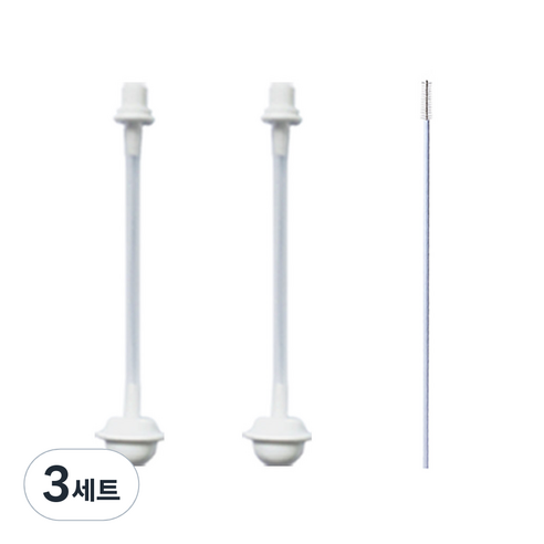 메똔느 바나다 추빨대 180ml용 2p + 세척솔, 3세트