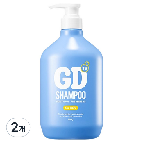 TS 대용량 지디 샴푸 포보이, 800g, 2개