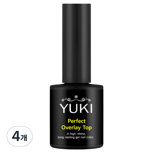 유키 퍼펙트 오버레이탑젤 10g, 4개