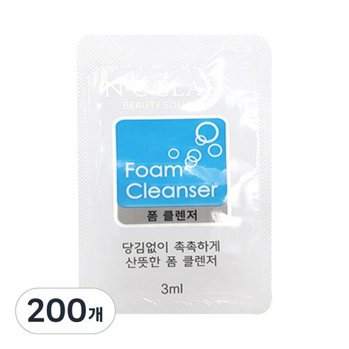 엔유클라스 폼 클렌저, 200개, 3ml