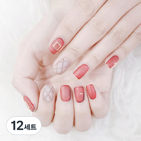 블링블링 네일스티커 설렘폭발, 005, 12세트