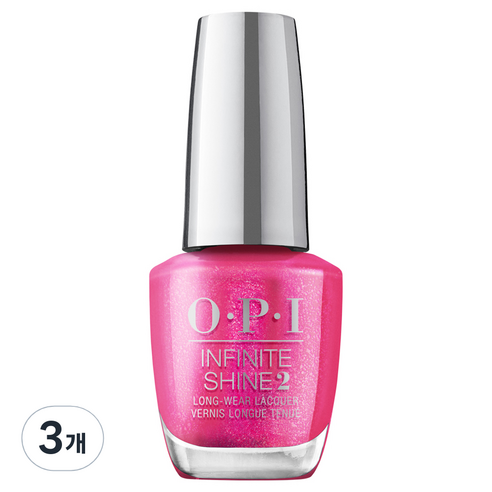 오피아이 인피니트샤인 매니큐어 HRP23, Pink Bling and Be Merry, 15ml, 3개