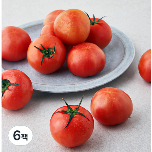 곰곰 온실에서 자란 완숙 토마토, 1kg, 6팩