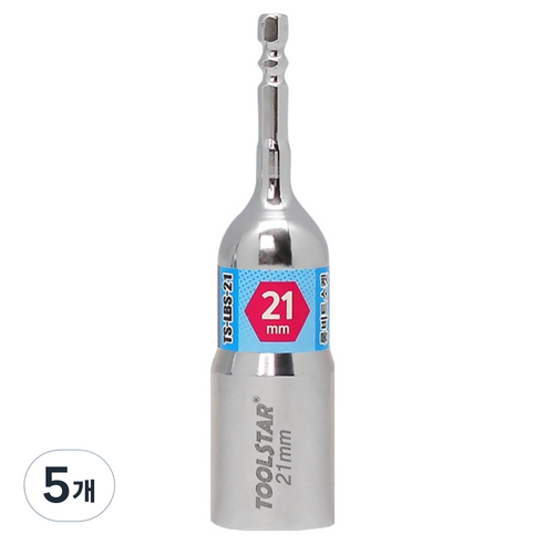 툴스타 복스알 임팩복스알 임팩복스 롱비트소켓 TS-LBS-21, 5개