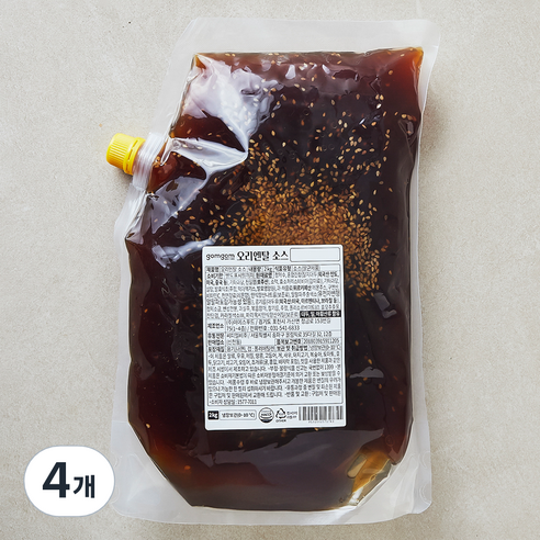 곰곰 오리엔탈 소스, 2kg, 4개