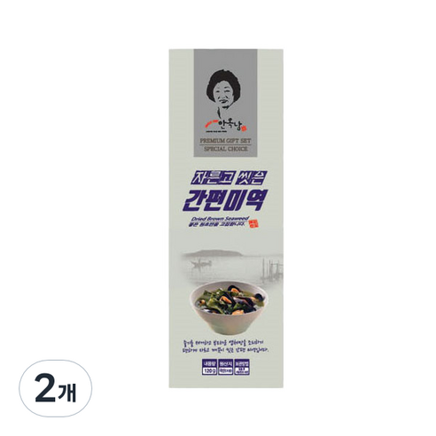 안옥남 간편미역, 120g, 2개