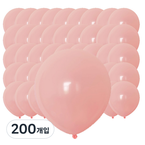 윰스 마카롱컬러 이벤트풍선, 핑크, 200개