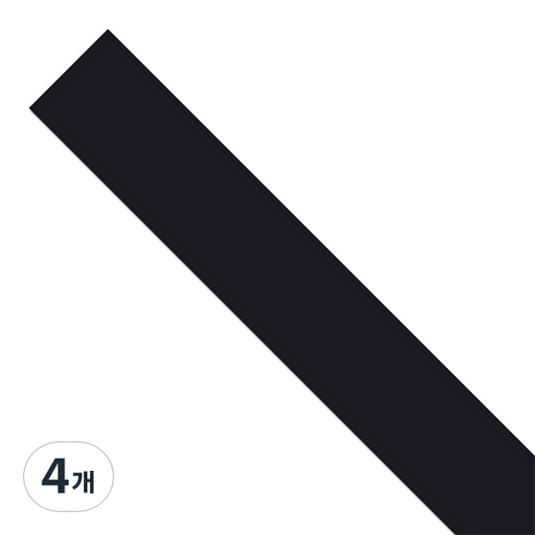 OON 열 수축 튜브 케이블 검정 100mm x 1m, 4개